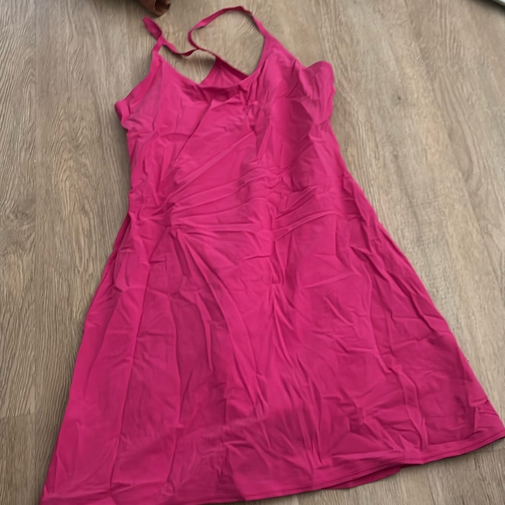 Outdoor voices pink exercise dress